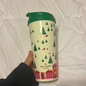 Kate Spade Coffee/Tea Holiday Travel Mug